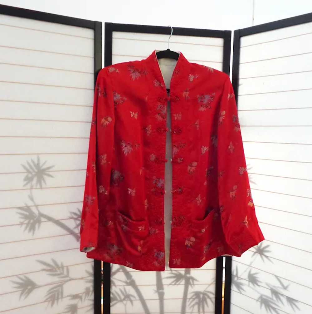 Reversible Chinese Silk Satin Jacket - image 2