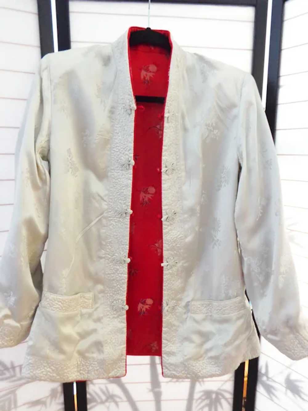 Reversible Chinese Silk Satin Jacket - image 4