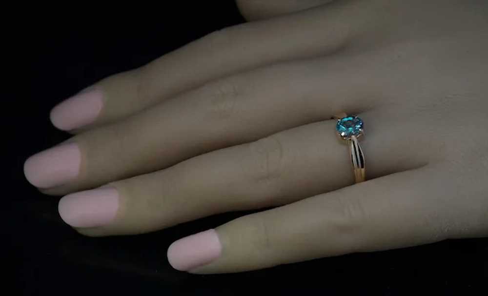 Rare Antique Russian Alexandrite Engagement Ring - image 5
