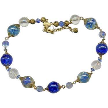 Fabulous Crackle Art GLASS CHOKER