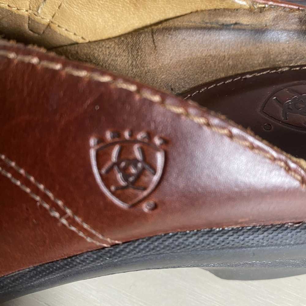 Ariat Ariat brown leather mule size 10 - image 4