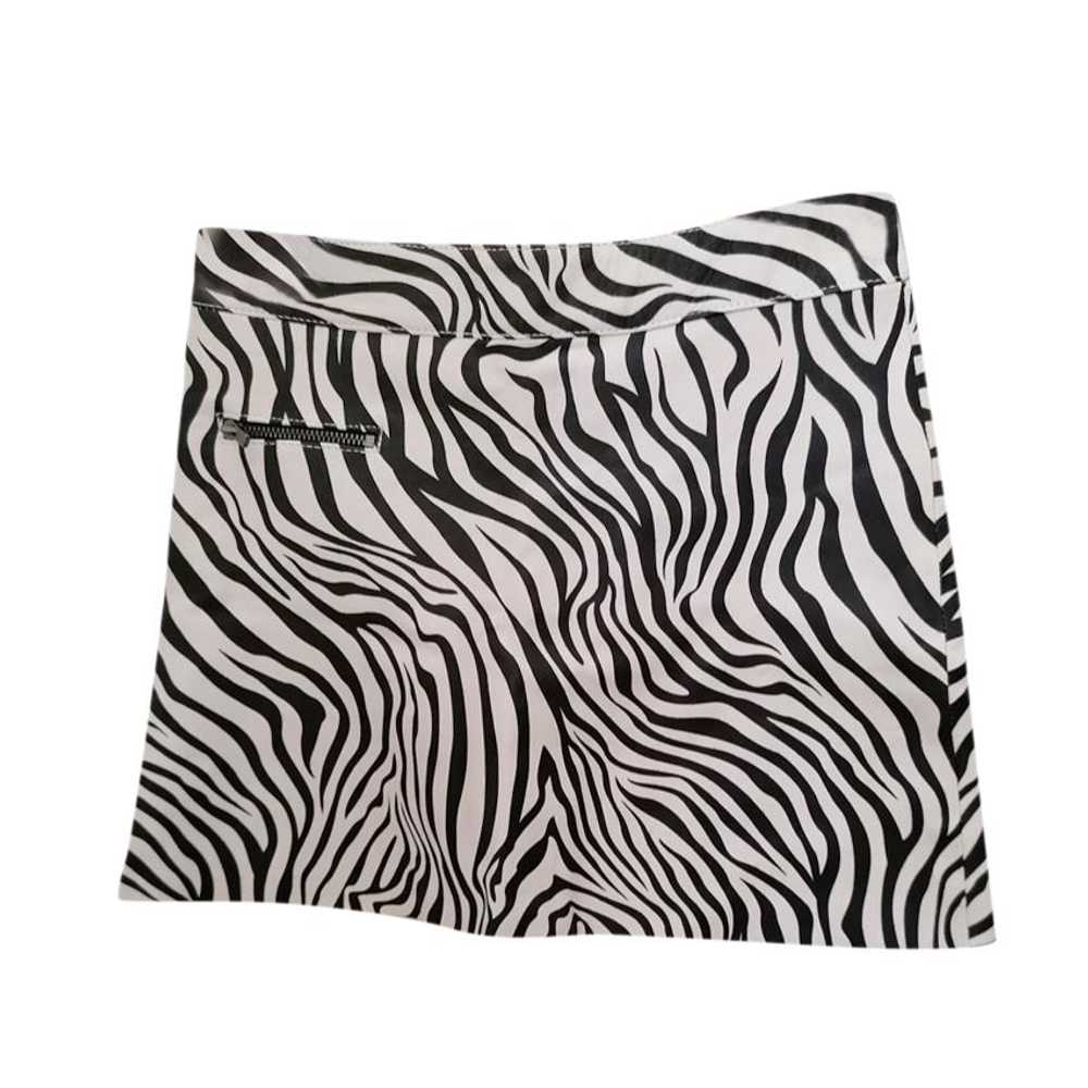 Bonpoint Bonpoint Zebra Print Kids 10Y Leather Sk… - image 1