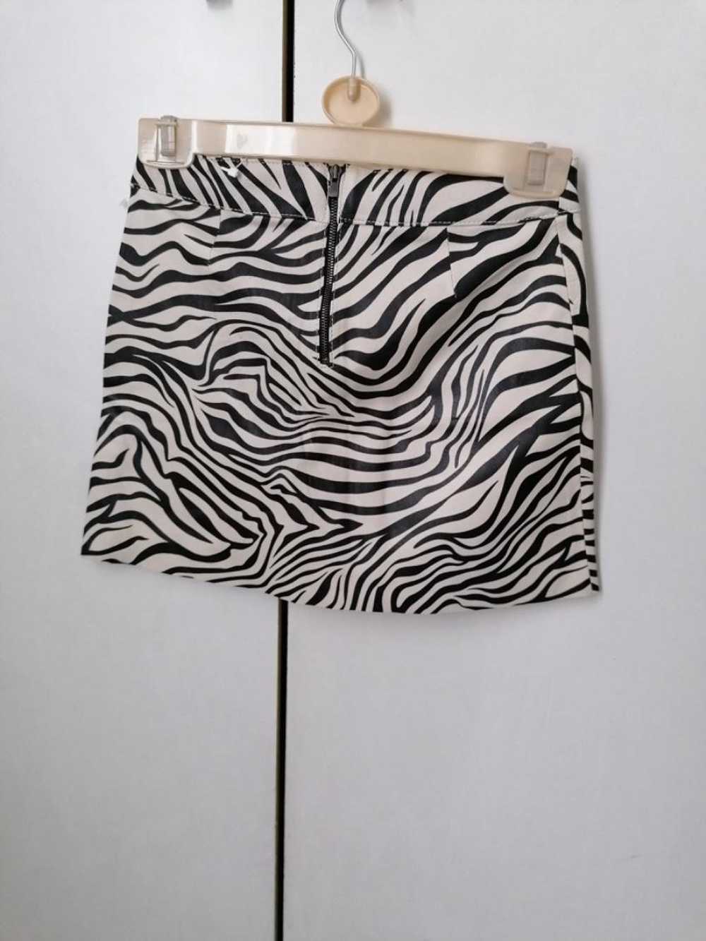 Bonpoint Bonpoint Zebra Print Kids 10Y Leather Sk… - image 2