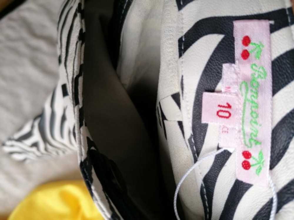 Bonpoint Bonpoint Zebra Print Kids 10Y Leather Sk… - image 5