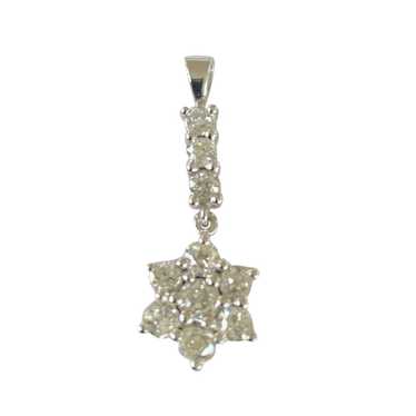Bespoke Bespoke 18ct White Gold Diamond Star Penda