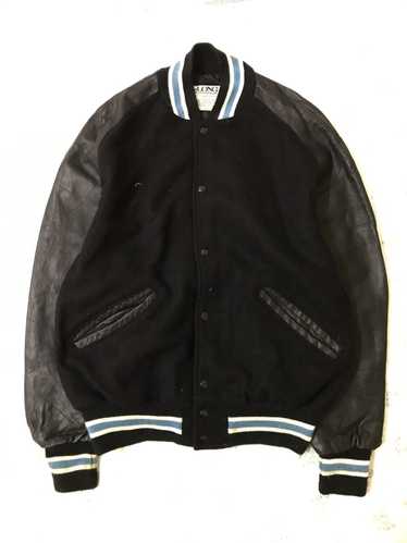 Delong × Delong Varsity Jackets × Leather Jacket … - image 1