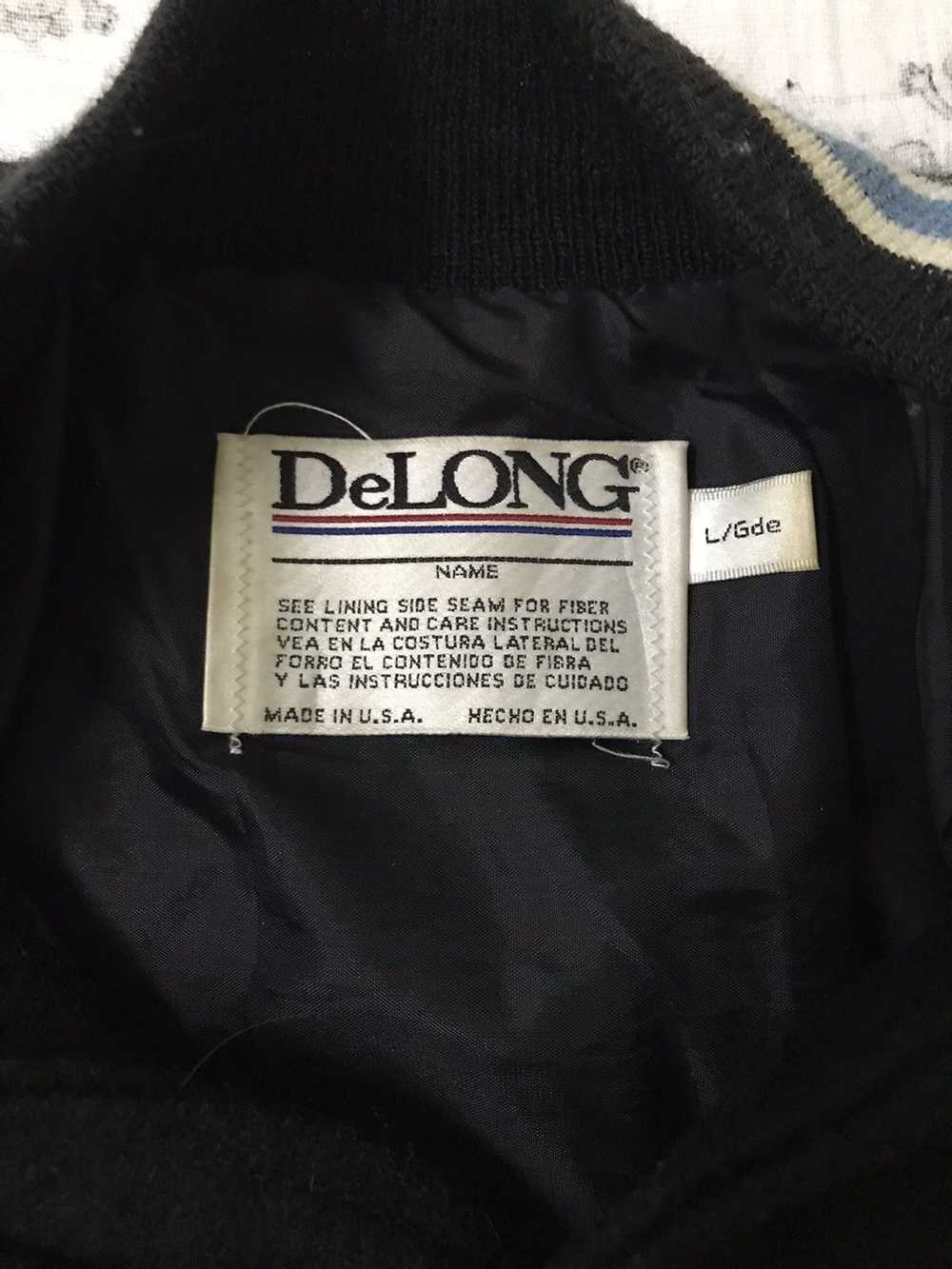 Delong × Delong Varsity Jackets × Leather Jacket … - image 2