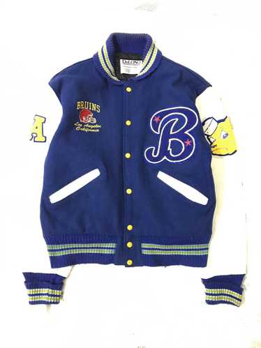 Delong × Varsity Jacket × Vintage 80s BRUINS Los A