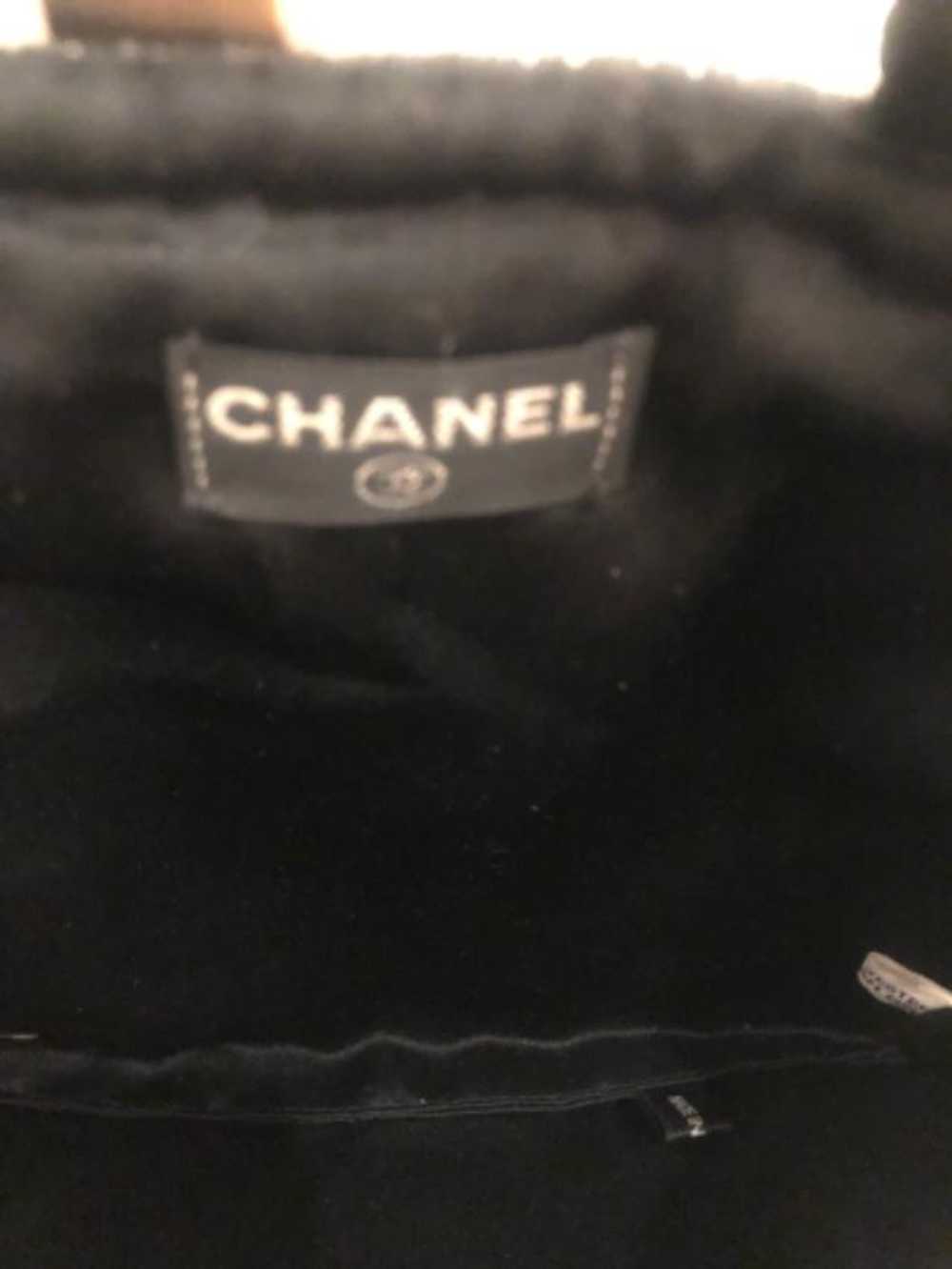 Chanel Chanel White Vintage CC Sequin Tote Bag - image 3