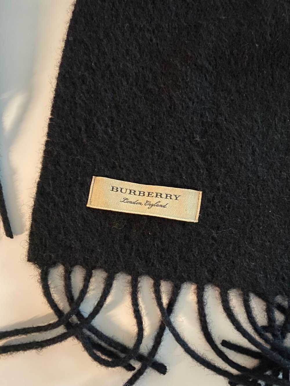 Burberry Burberry Black Cashmere Fleece Embroider… - image 7