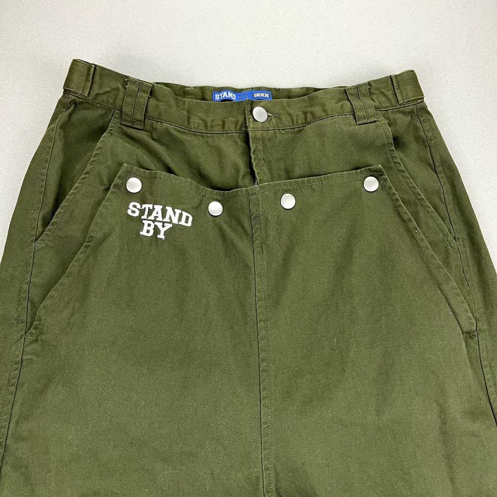 inxxni INXX Jogger Pants Medium Green Stand By Ch… - image 2