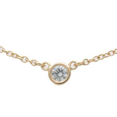 Tiffany&Co. By the Yard 1P Diamond Necklace 0.05c… - image 1