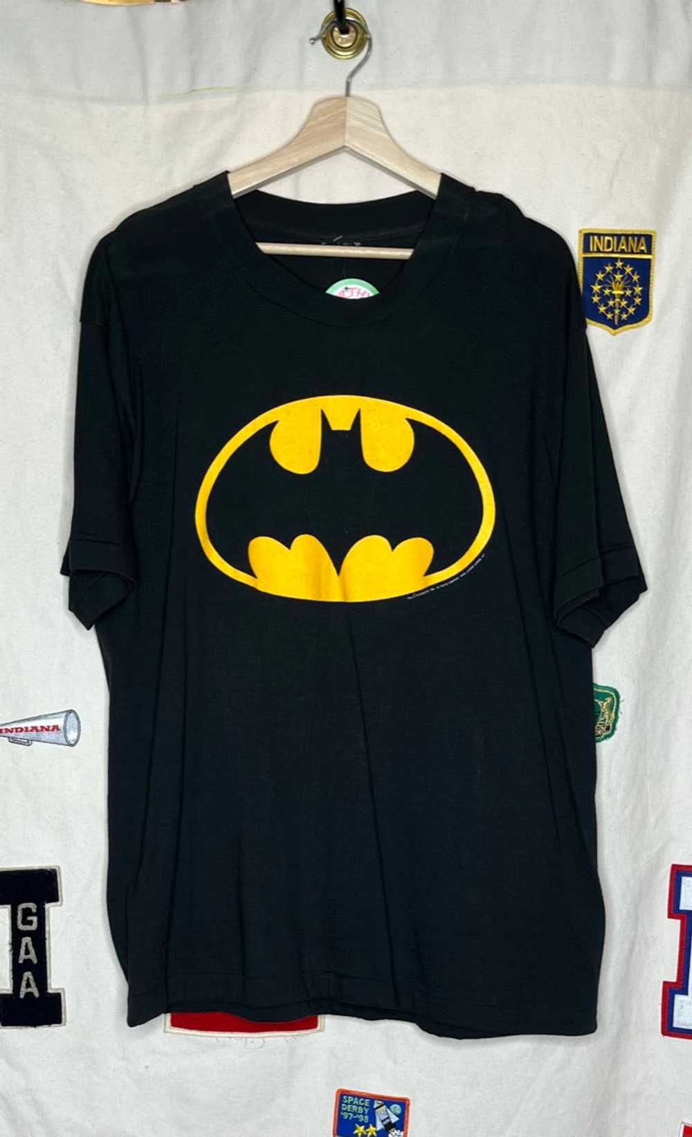 Vintage Batman Symbol T-Shirt: XL - image 1