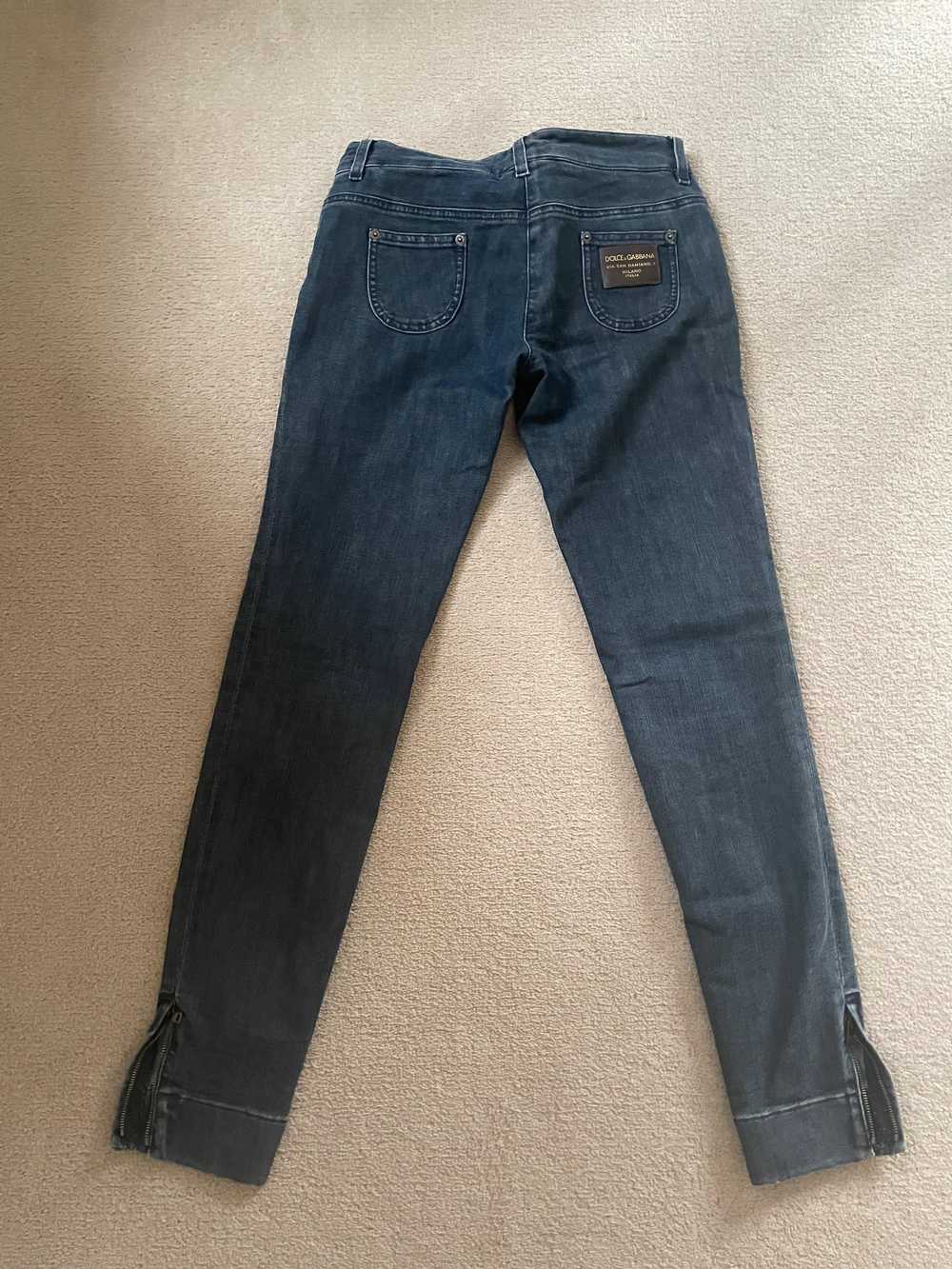 Dolce & Gabbana Indigo Denim Straight Fit Jeans - image 4