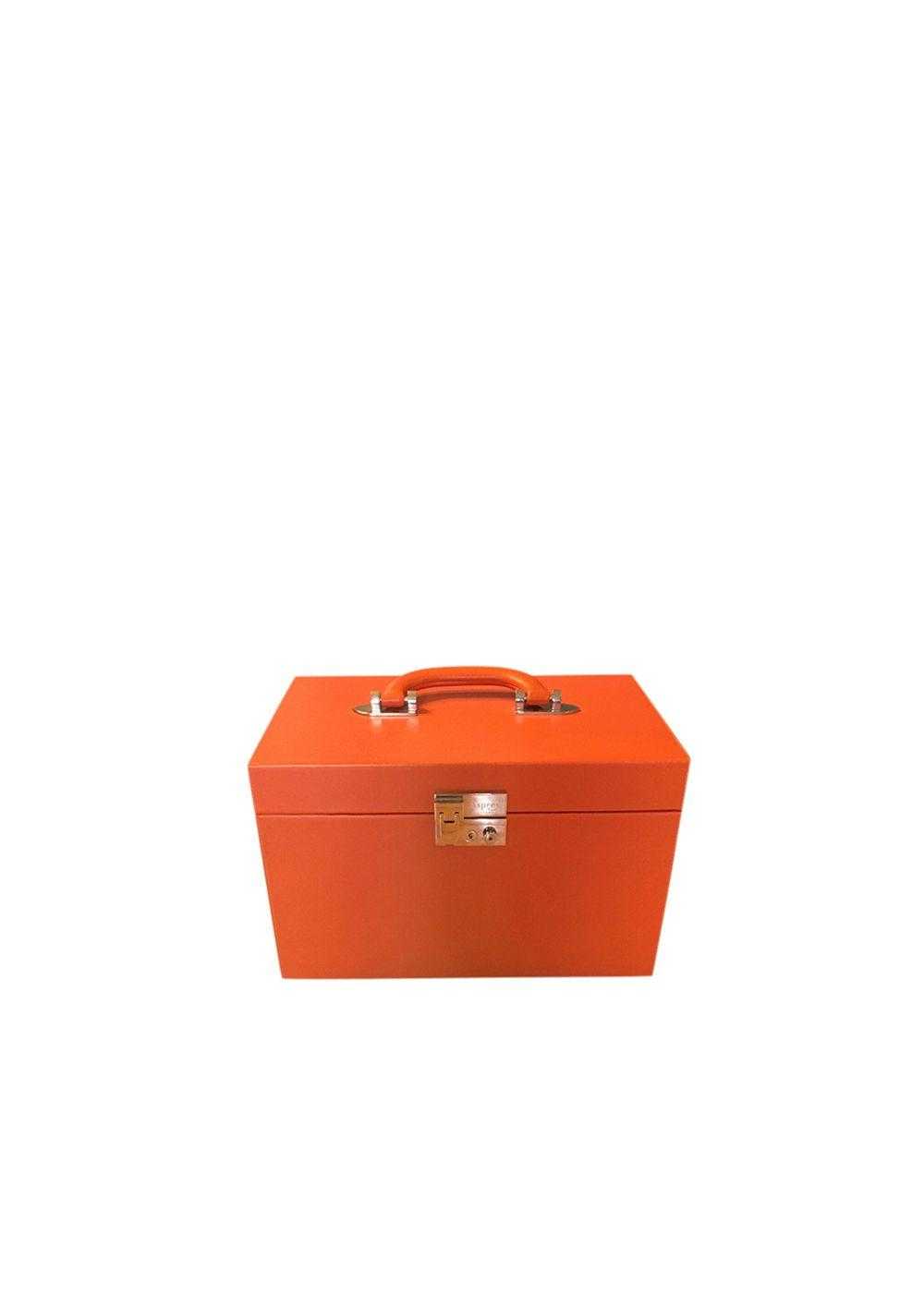 Asprey Orange Leather Jewellery Case - image 1