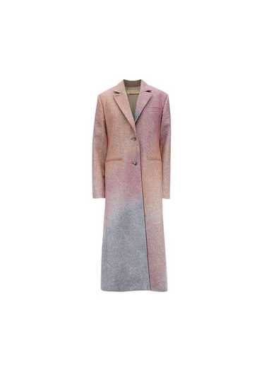 Nina Ricci Blue & Pink Ombre Wool Long Coat