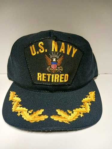 Snap Back × Usn × Vintage Vintage US Navy Retired 