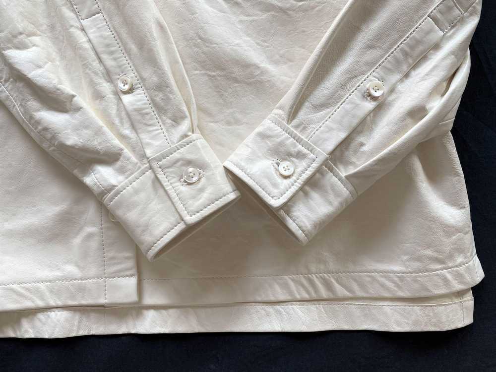 Closed Cream Leather Shirt - image 11