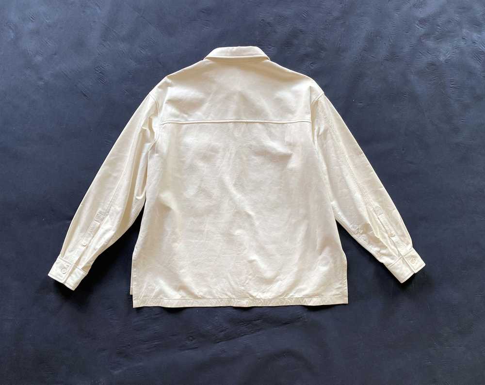 Closed Cream Leather Shirt - image 2