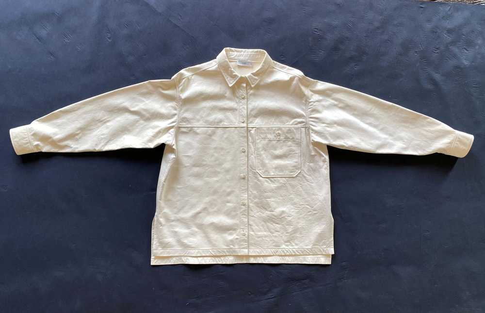 Closed Cream Leather Shirt - image 7