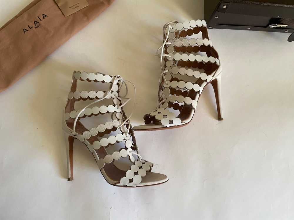 Product Details Champagne Lasercut Sandals - image 11