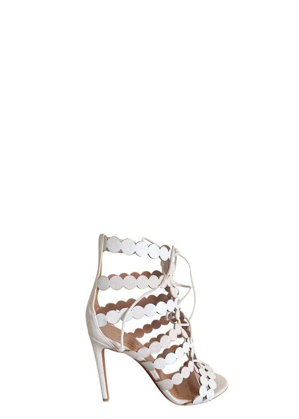 Product Details Champagne Lasercut Sandals - image 1