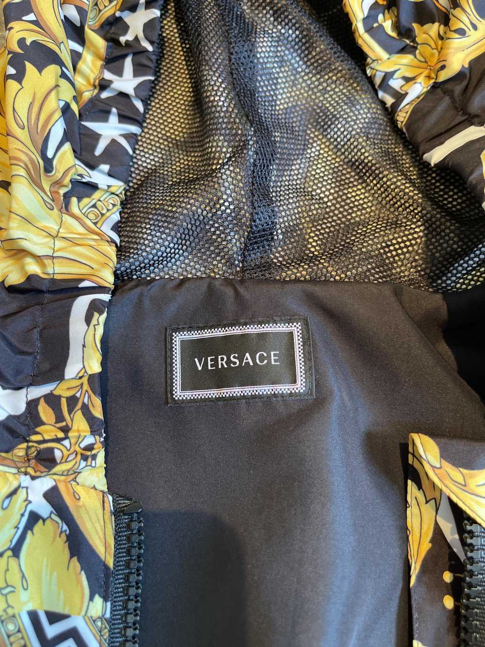 Versace Baroque Print Hooded Jacket - image 6