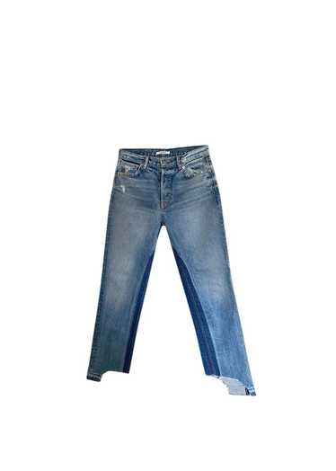 GRLFRND Helena Two-Tone Straight Jeans