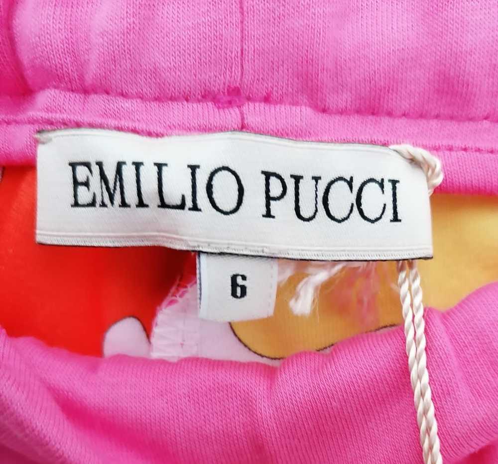 Emilio Pucci Pink cotton printed trim joggers - image 5