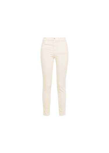 J Brand Cream denim cropped skinny jeans