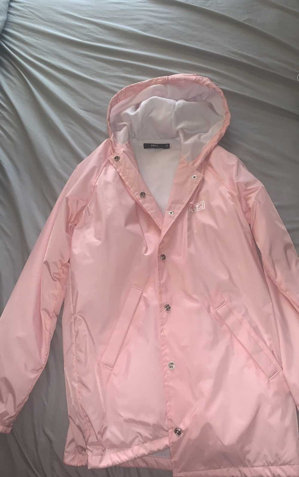 Obey Obey Pink Windbreaker - image 1