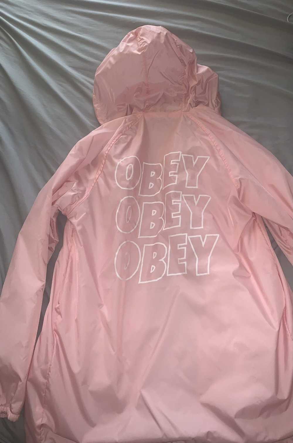 Obey Obey Pink Windbreaker - image 2