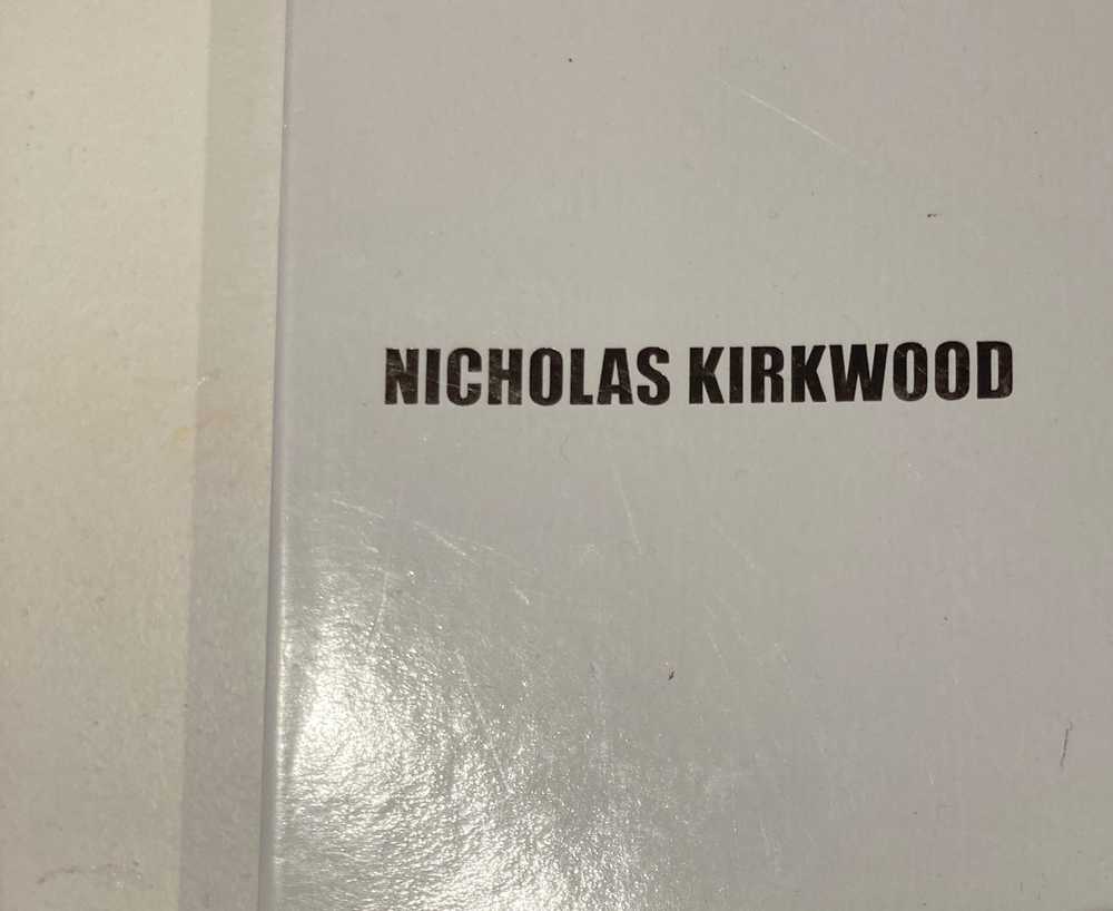Nicholas Kirkwood Black suede cage-front heeled p… - image 7