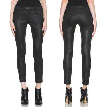 Helmut Lang Leather Patina Stretch Pant