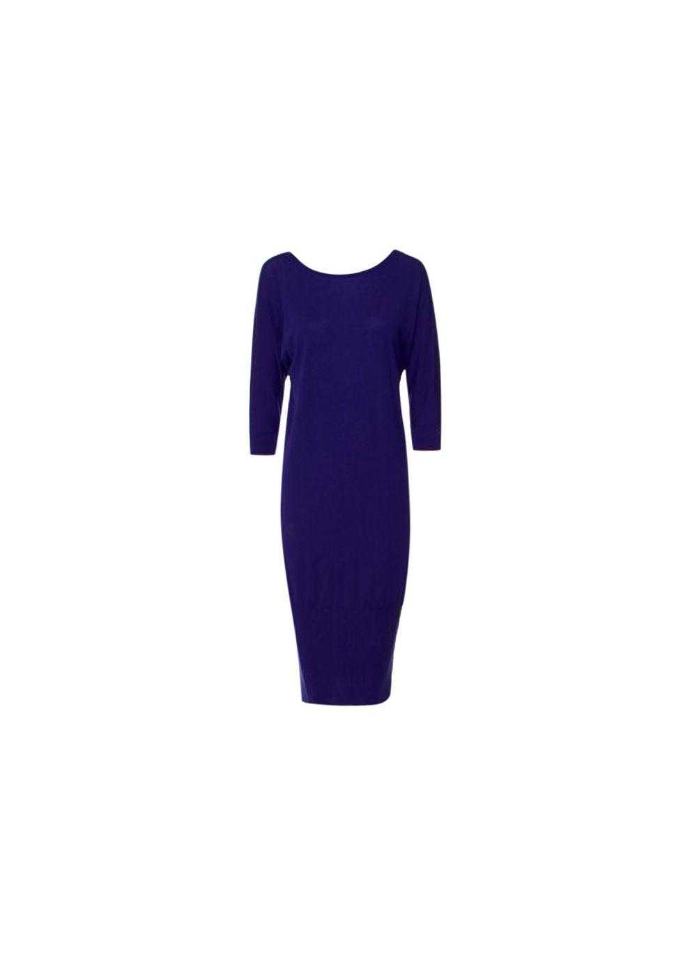 Emilio Pucci Purple wool fine knit jumper dress - image 1