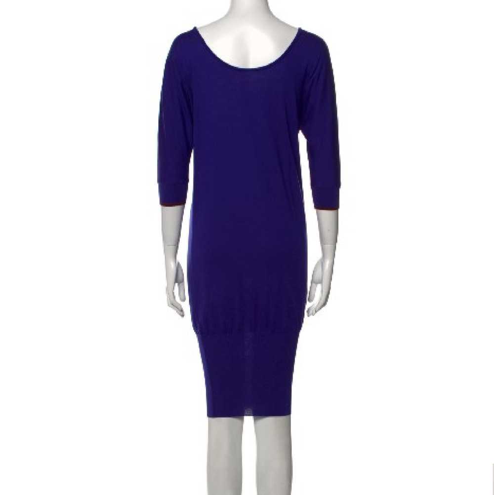 Emilio Pucci Purple wool fine knit jumper dress - image 4