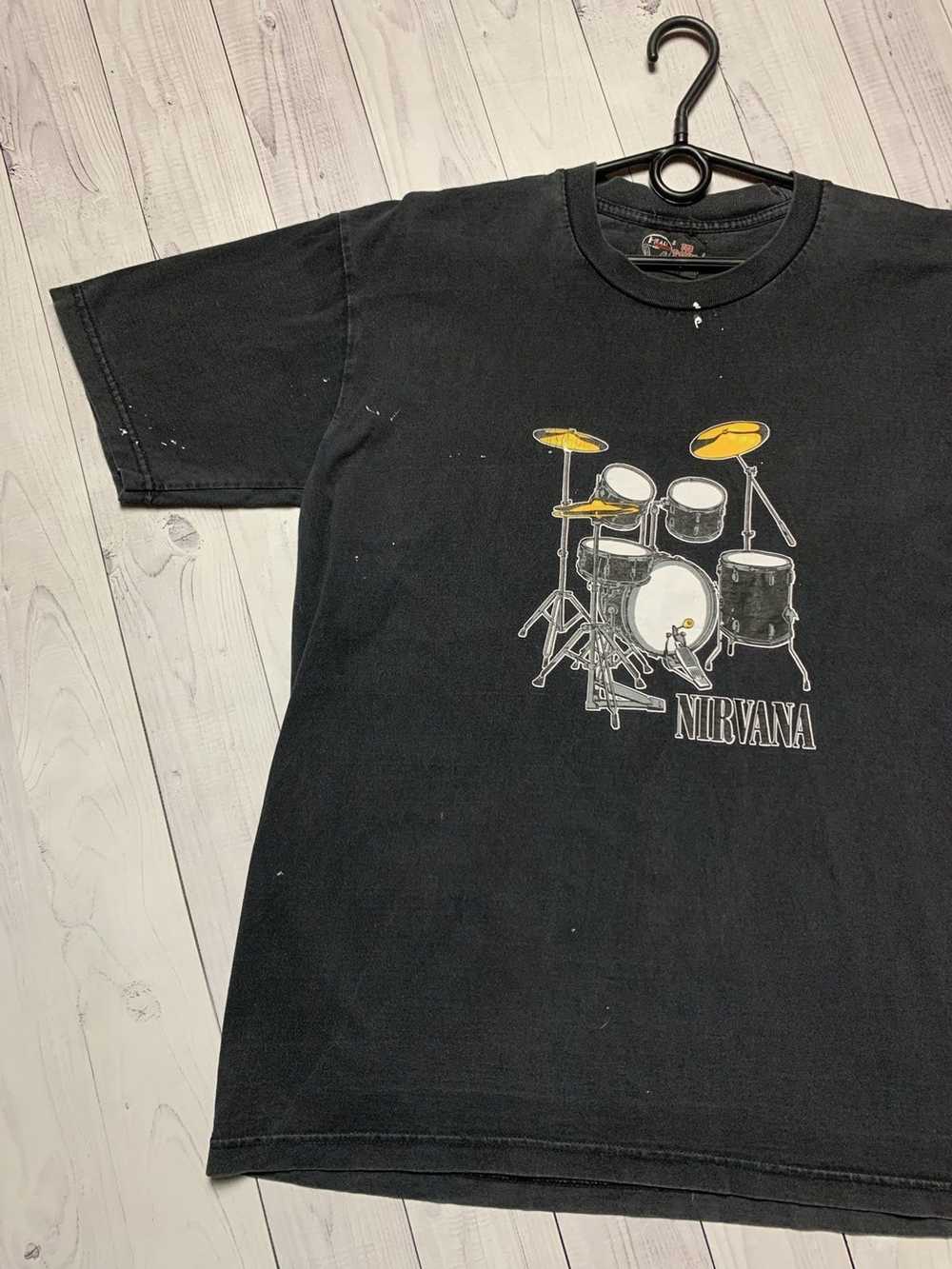 Nirvana × Rock T Shirt × Vintage Vintage Nirvana … - image 4