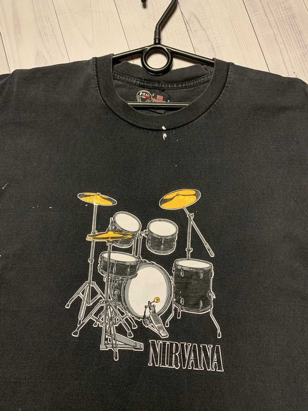 Nirvana × Rock T Shirt × Vintage Vintage Nirvana … - image 5