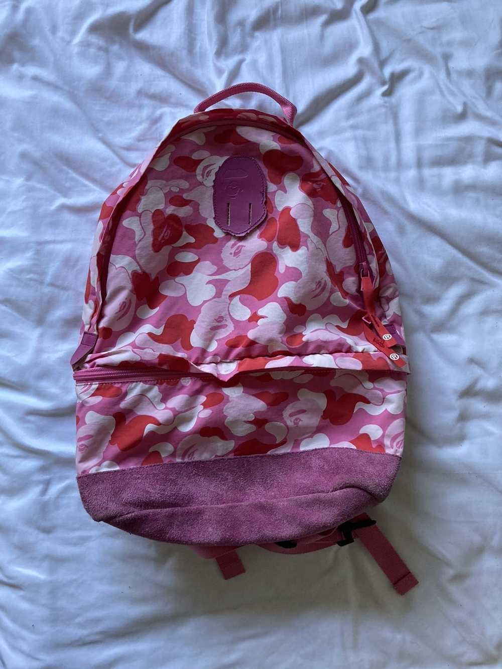 Bape Bape pink camo backpack - image 1