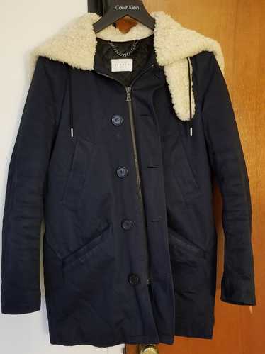 Sandro Sandro Shearling Parka Jacket