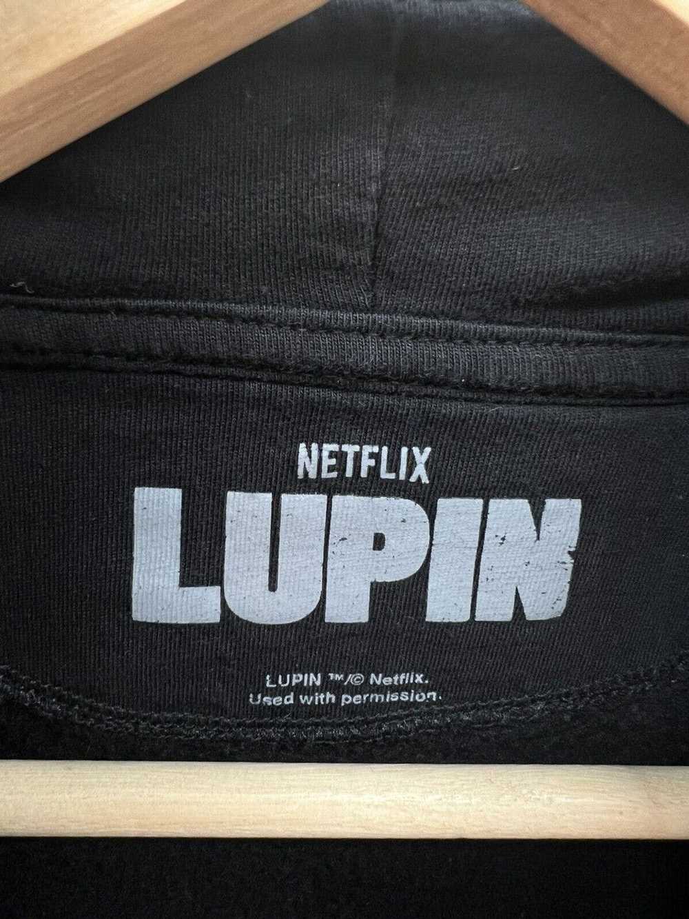 Other Netflix Lupin Louvre Black Rare Pullover Ho… - image 3