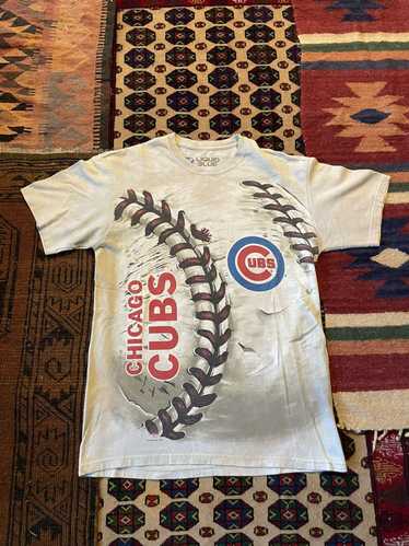 MLB Chicago Cubs Size 12M Raglan Zip-Up Coverall in Blue