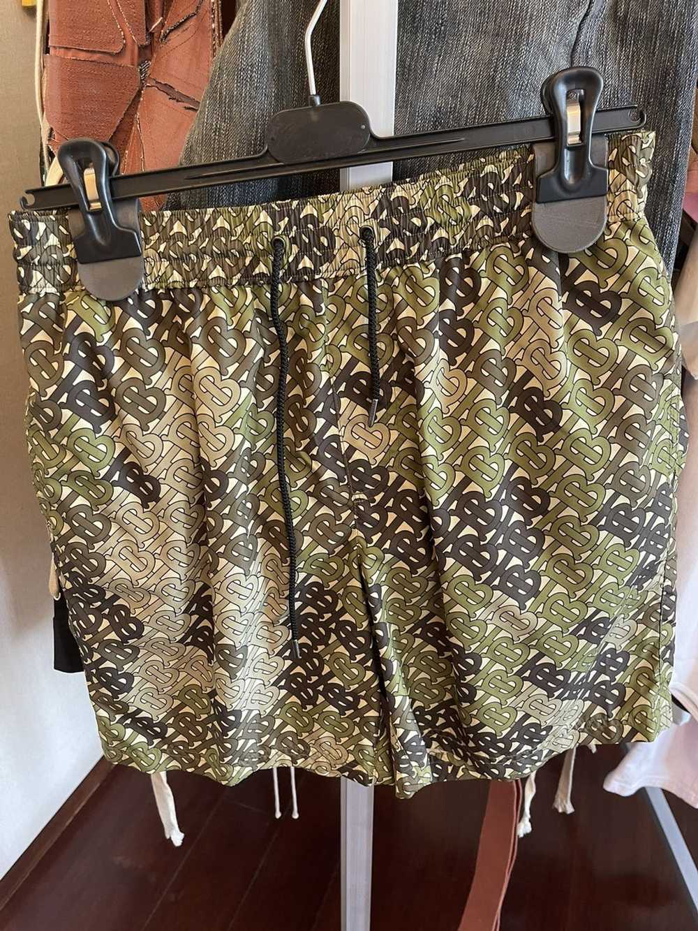 Burberry Tisci camo monogram swim shorts - image 1