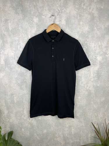 Allsaints AllSaints Polo Shirt Black Size S