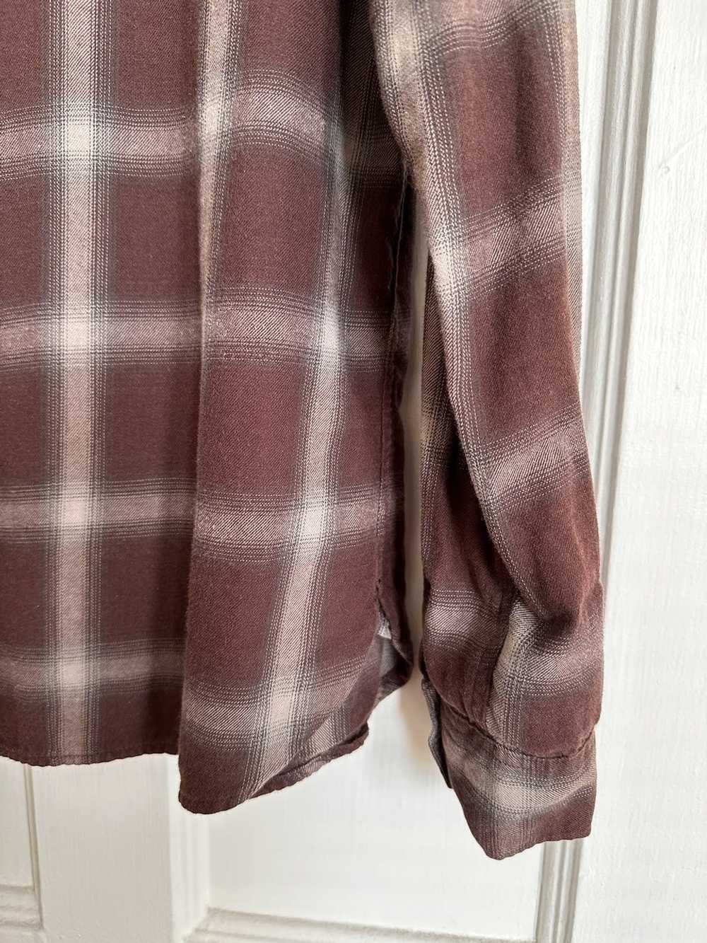 Allsaints AllSaints Dumas Shadow Plaid Red Grey S… - image 4