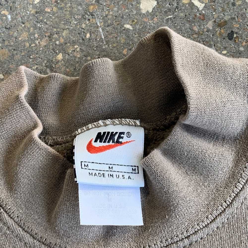 Made In Usa × Nike × Vintage Vintage Nike Brown D… - image 3