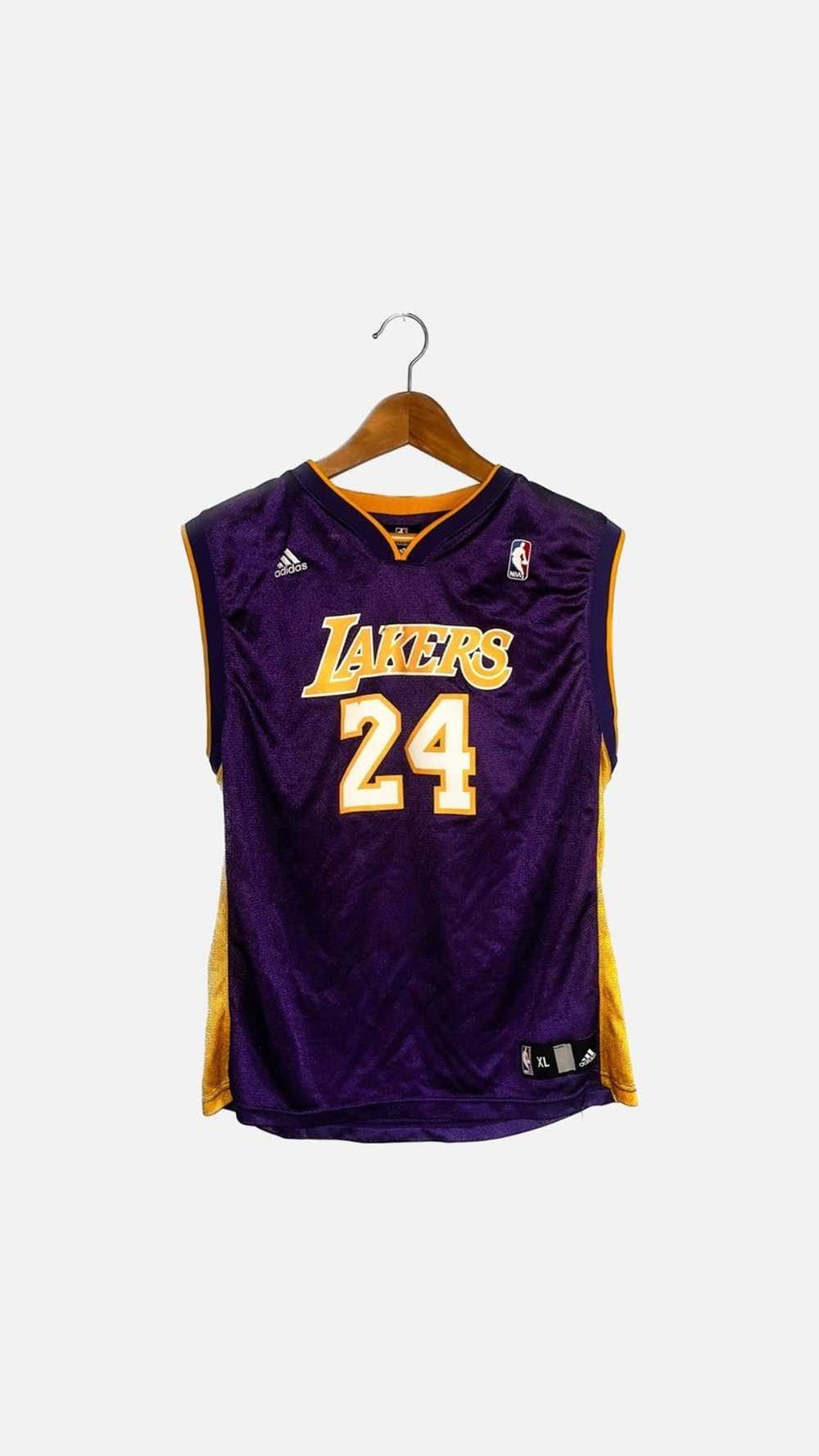 adidas, Shirts, Adidas Kobe Bryant Los Angeles Lakers Swingman Jersey 24 Nba  Basketball Medium