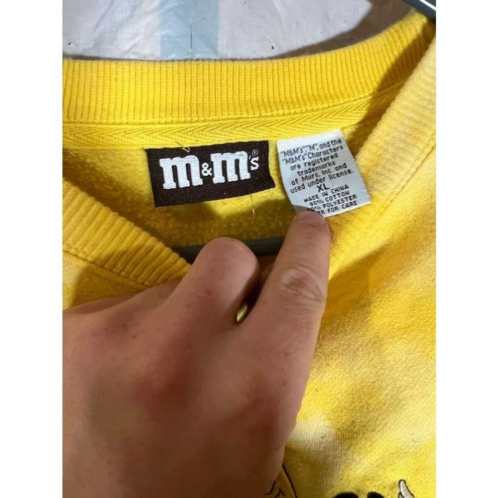 Vintage Vintage 90's M and M XL sweater crewneck - image 5