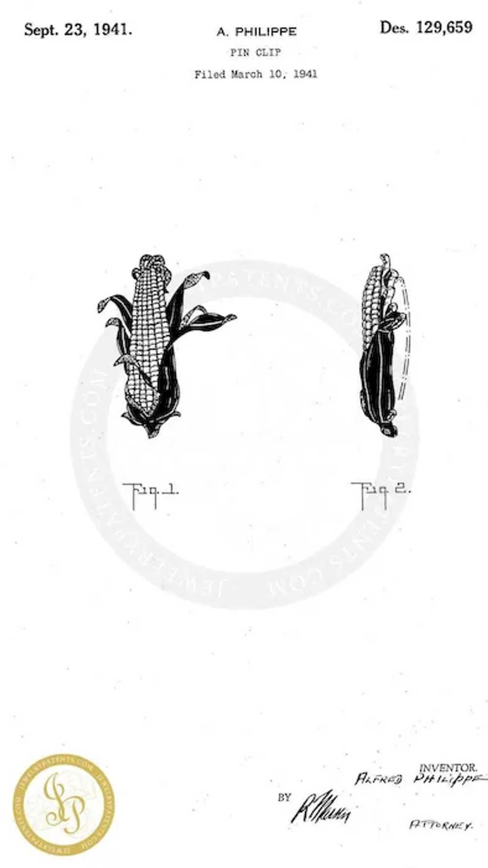 TRIFARI 'Alfred Philippe' Rare Enamel and Pavé Rh… - image 11