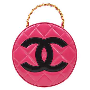 At Auction: A Chanel Cambon Reporter Barbie Pink Leather Handbag.